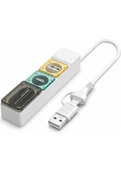Usb Hub Type-c Usb 3.0 Çoklayıcı Sd Micro Sd Kart Okuyucu 5gbps Usb 3.2 Gen1