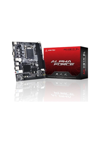 Arktek Alpha Force AK-H81M EL Intel H81 1600 MHz DDR3 Soket 1150 mATX Anakart