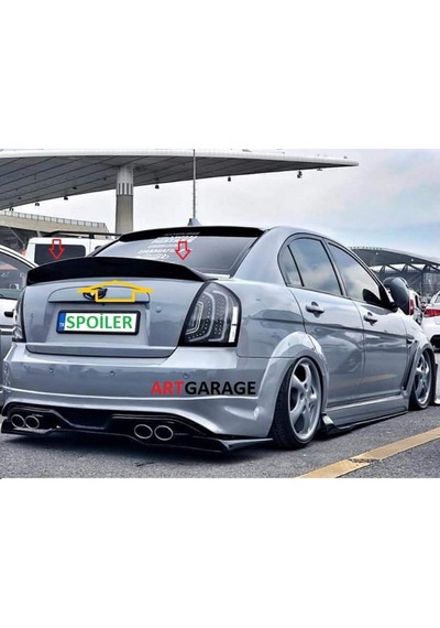 Accent Era Boyasız Geniş Bagaj Spoileri-fiberglass-