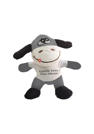 Oyuncak Peluş Eşek Eşeklik Ettim Tişörtlü Çok Renkli