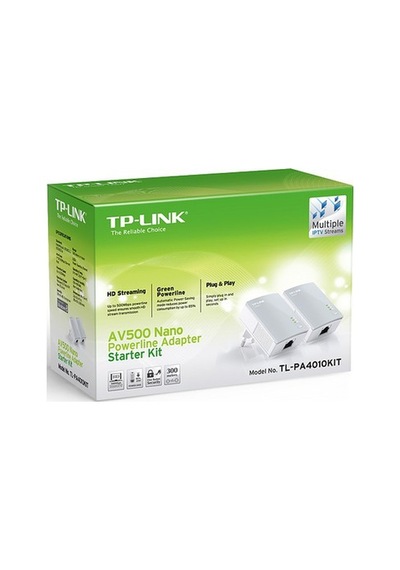 TP-Link TL-PA4010KIT AV500 Nano Powerline Adaptör Kiti 2'li