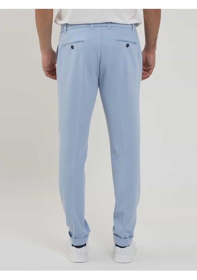 Dufy Mavi Erkek Slim Fit Fitilli Jogger Pantolon - 104486-mavi Mavi
