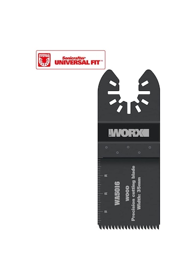 Worx Wa5016 Çok Amaçlı Raspalama Makinesi İçin 35x40mm Ahşap Ve Pvc Universal Hassas Kesme Bıçağı