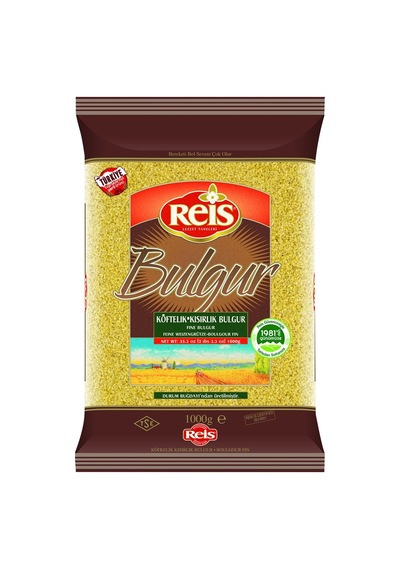 Reis Köftelik Bulgur 1 Kg - İnce Kırım Sert Buğday Tarı