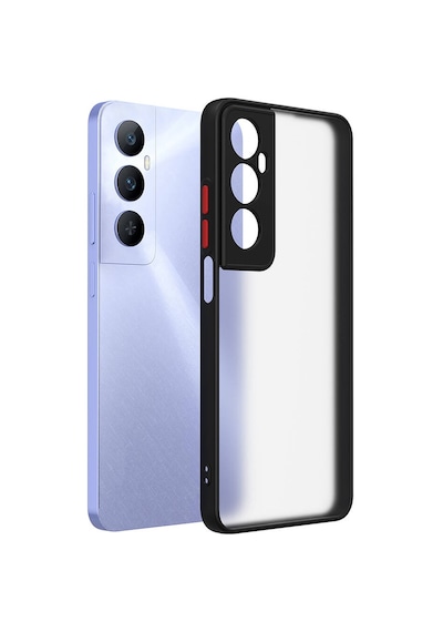 Zore Realme C65 4g Kılıf Nvth Hux Kapak - Siyah