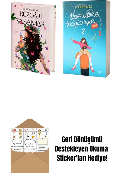 Rüzgârı Yaşamak Ciltli + Operatöre Bağlanıyorsunuz 2 + Okuma Sticker'ları