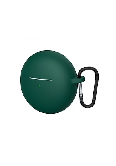 Forzacase Huawei Freebuds 7i İle Uyumlu Anahtar Askılıklı Bluetooth Kulaklık Kılıfı - Fc1134 Koyu Yeşil