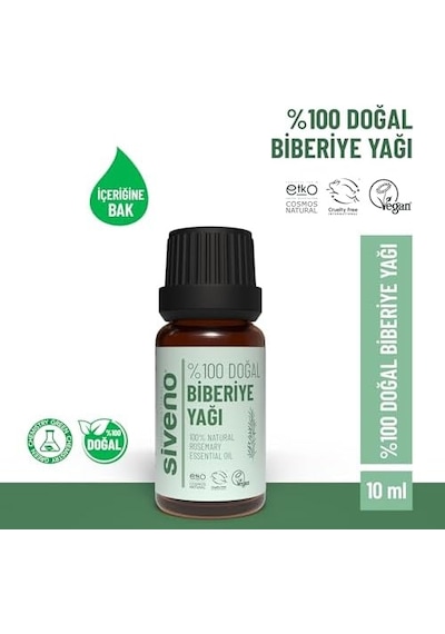 %100 Doğal Biberiye Uçucu Yağı 10 Ml