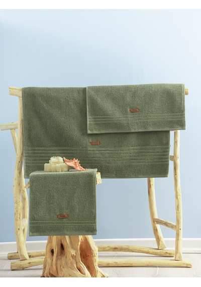 Cotton Box %100 Pamuk Wellness Havlu Seti Forest Yeşil