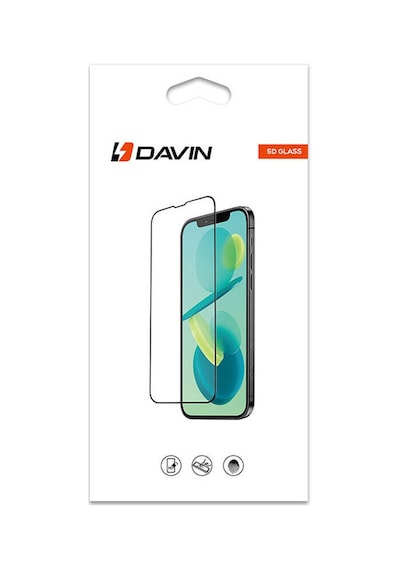 Ekılıf - Xiaomi Redmi Note 11e Uyumlu - Ekran Koruyucu Davin 5d Cam Ekran Koruyucu - Şeffaf