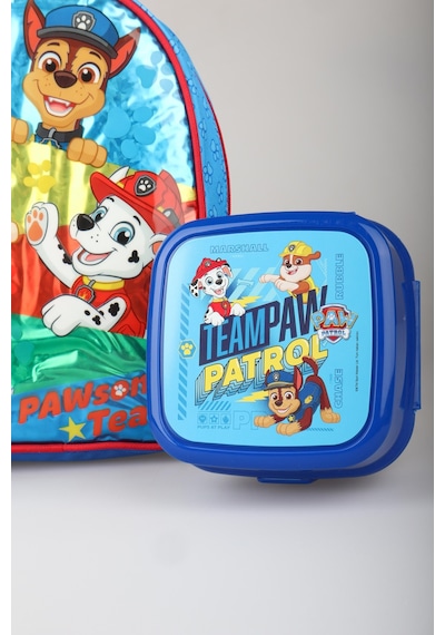 X Dekomus Lisanslı Paw Patrol Pawsome Squad 35 Cm Küçük Boy Anaokul Çantası,beslenme Kabı Ve 500 Ml Matara Seti Altın