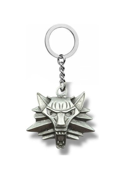 The Witcher Temalı Zincirli Unisex Anahtarlık Metal Fantastik Oyun Aksesuarı