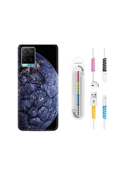 Vivo Y21 Kılıf Kablo Koruyuculu Neptune 1812