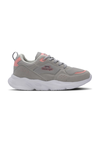 Slazenger OMAHA Kadın  Gri / Pembe Koşu & Yürüyüş Spor Ayakkabısı