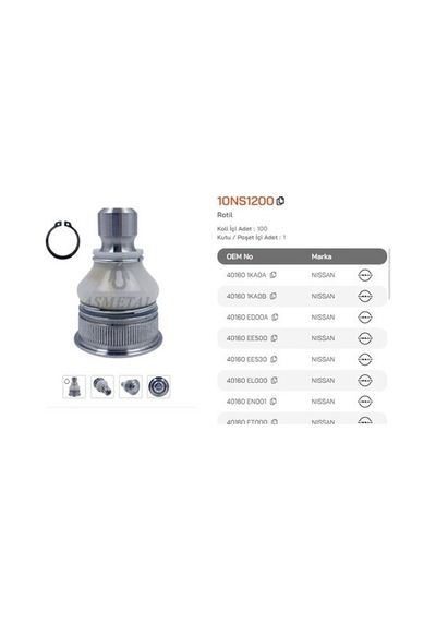 Asmetal 10ns1200 Alt Rotil Juke 10 Pulsar 16