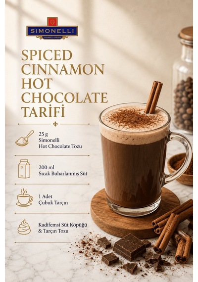 Simonelli Klasik Çikolata Aromalı Toz Sıcak Çikolata 900 G