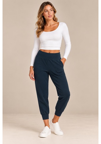 Alexandergardi Yüksek Bel Cepli Jogger Pantolon Yeşil