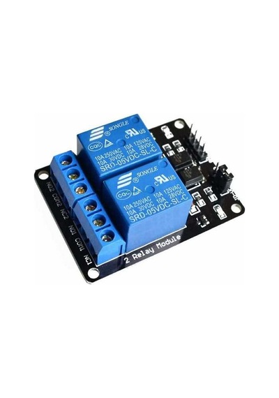 2 Way 5v Relay Module - 2 Li 5v Röle Kartı 4 Adet
