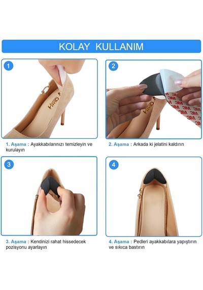 Active Team Topuk Vurma Önleyici Topuk Koruma Numara Küçültme Pedi