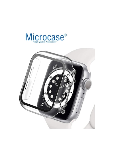 Apple Uyumlu  Watch 8 41 MM Ekran Korumalı Sert Rubber Kılıf-AL3173