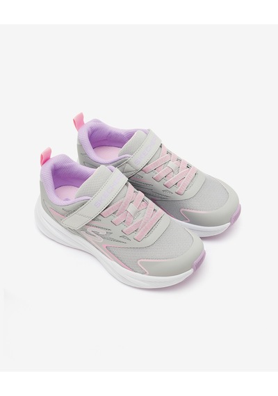 Skechers Mıcrospec Tread Büyük Kız Çocuk Açık Gri/çok Renkli Spor Ayakkabı 303882l Lgmt