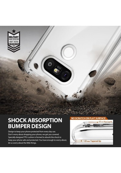 Ringke Fusion G5 İle Uyumlu Kılıf Smoke Black