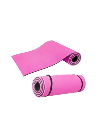 10 Mm Çift Taraflı Kalın Spor Yapma Minderi Pilates Yoga Pembe Genel
