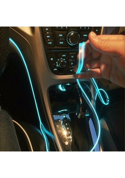 Ip Neon Led Araç Içi Torpido Led Fitilli Ip Led 2 Metre Kırmızı
