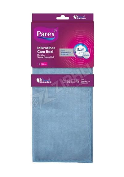 5 Adet Parex Mikrofiber Cam Bezi Tekli