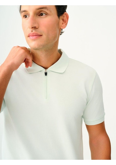 Loft Lf2035129 Ss Erkek Polo T-shirt Mınt Green