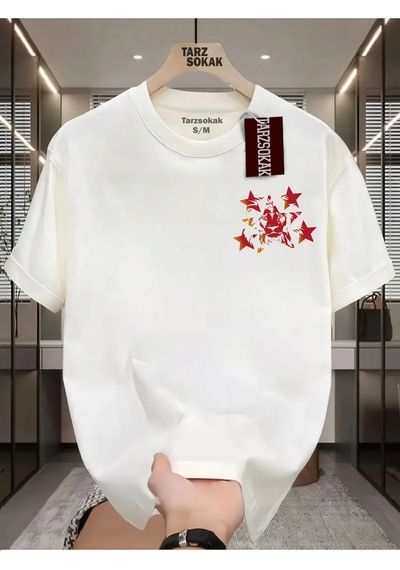 Startmore Bay/-çocuk T-shırt 5 Yıldızlı 25 Kupalı Modellerimiz Kod 2 Beyaz