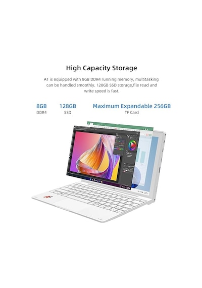Onda Oliver Book A1 N5030 8 GB 128 GB SSD 10.1" W11P IPS Dokunmatik Tablet PC