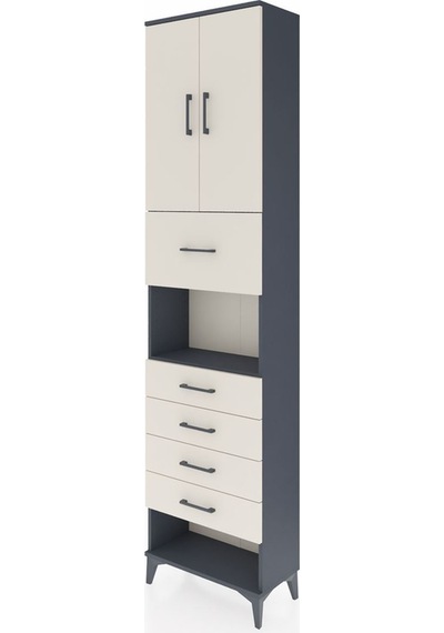 Arges Dolap 3 Raflı 5 Çekmeceli 2 Kapaklı 60x30x243 Antrasit-... Antrasit Arges Dolap 3 Raflı 5 Çekmeceli 2 Kapaklı 60x30x243 Antrasit-... Antrasit