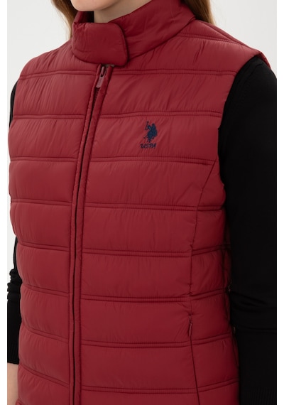 U.S. Polo Assn. Kadın Bordo Yelek 50311989-VR014