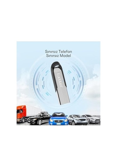 Ayrex M73 Fm 5.0 Bluetooth Kablosuz Mini Araç Kiti Wireless Usb Aux Dönüştürücü +hoparlör Çevirici Metalik