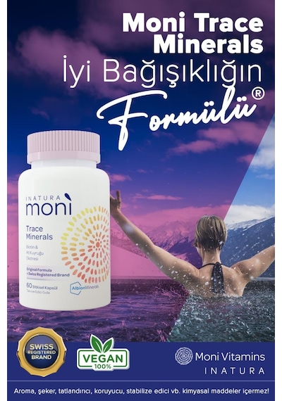 Inatura Moni Trace Minerals Biotin & At Kuyruğu Ekstresi 120 Kapsül