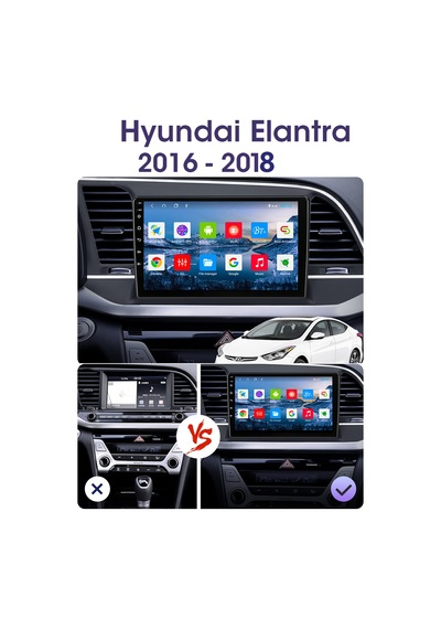 Exvol Hyundai Elantra 2016-2018 Android Multimedya 4/64gb Carplay
