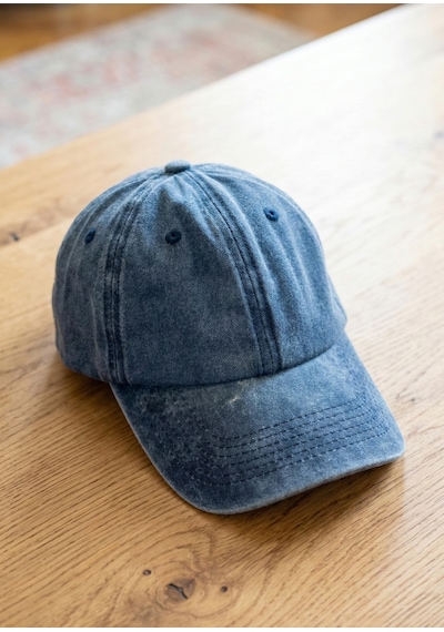 Emybox %100 Pamuk Yıkamalı Unisex Basic Şapka Kep Lacivert