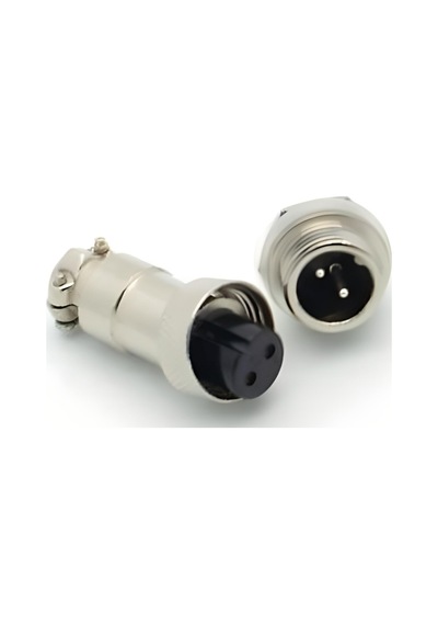 2 Li Mini Mic Dişi Konnektör - Gx-12 5 Adet