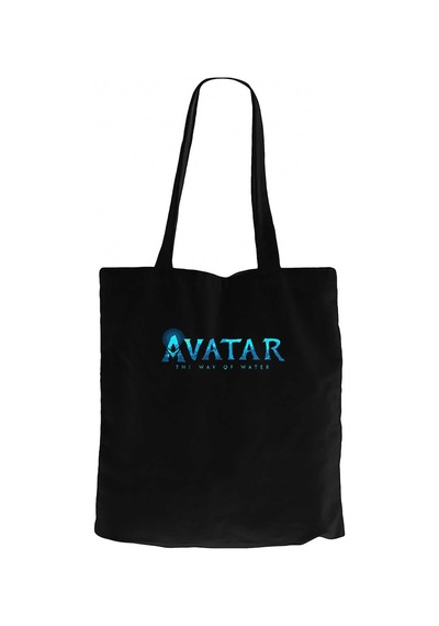 Avatar The Way of Water Siyah Kanvas Bez Çanta Siyah