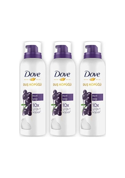 Dove Açai Yağı Duş Köpüğü 200 Ml X 3 Adet PKT.DOVE.041 Diğer