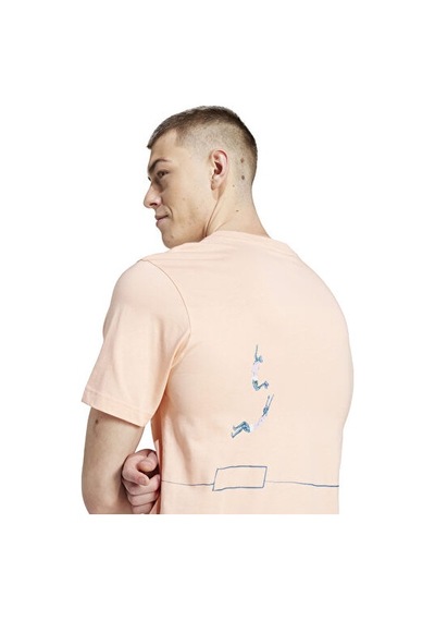 Adidas Q12 Ts Pole Erkek Günlük Tişört Jp4494 Pembe Pembe