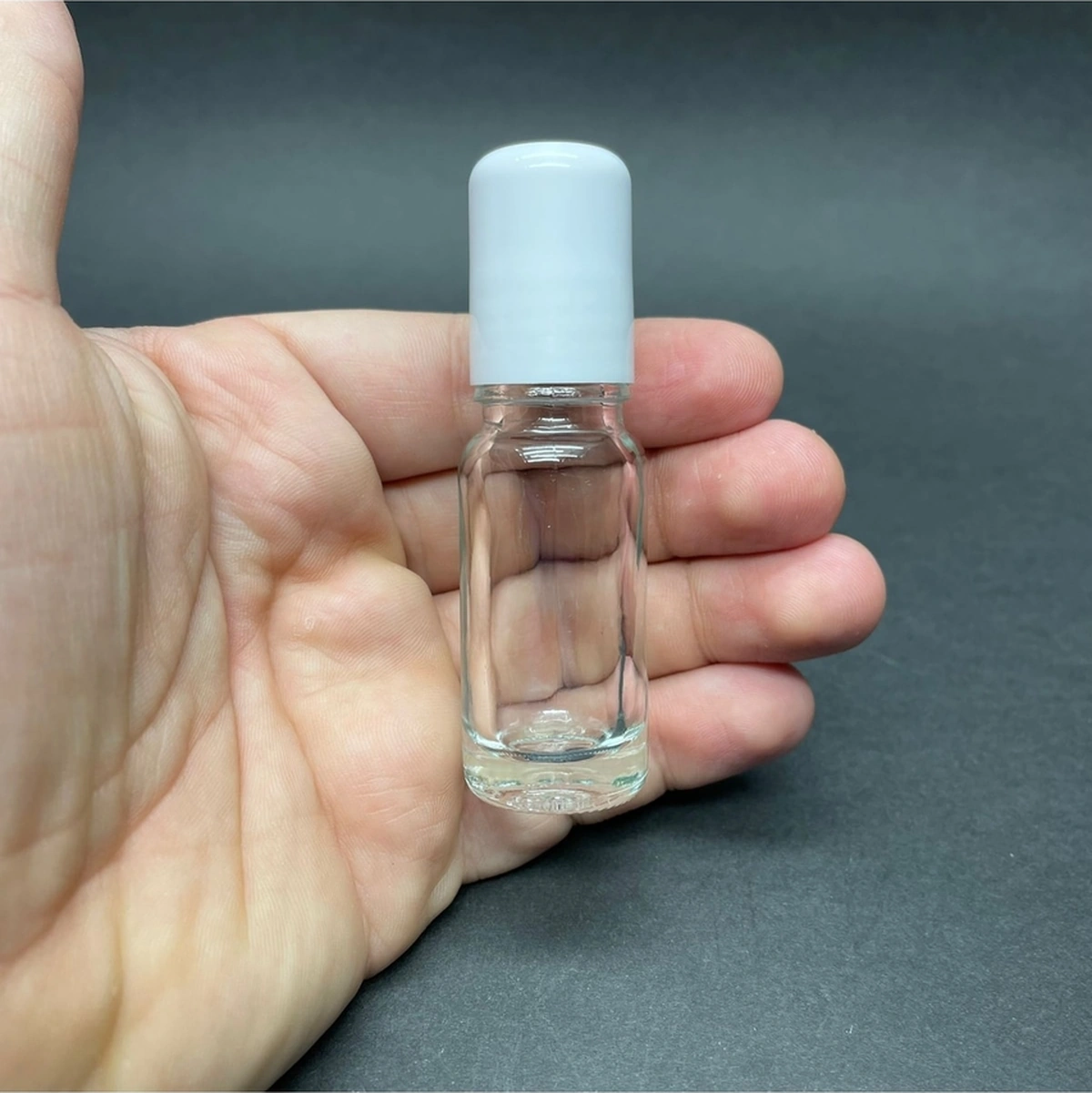 10ml Şeffaf Cam Şişe Roll-on Şişe, 80 Adet, Bilye Başlıklı Şişe, Cam Şişe, Roll-on Şişesi Diğer