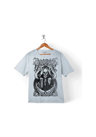 Ben Sahar Behemoth Metal Rock Kuru Kafa Skull 4 Çocuk Tişört 001