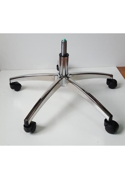 Kamusalmarket Oyuncu Koltuğu Krom Yıldız Ayağı Krom Pistonlu Çap 70 Cm