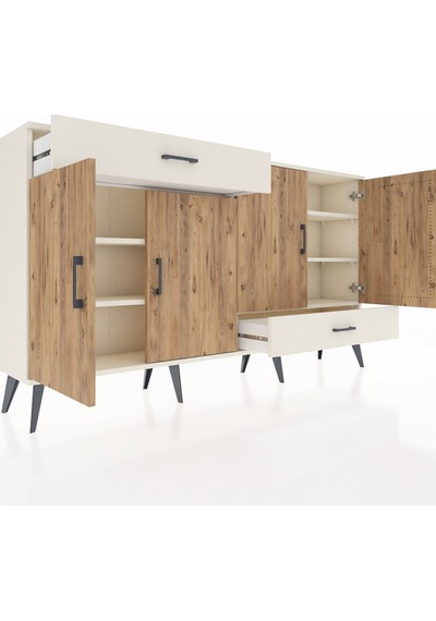 Arges Konsol 5 Raflı 2 Çekmeceli 4 Kapaklı 176x30x99 Aytaşı-çam/a Aytaşı-çam/aytaşı Arges Konsol 5 Raflı 2 Çekmeceli 4 Kapaklı 176x30x99 Aytaşı-çam/a Aytaşı-çam/aytaşı