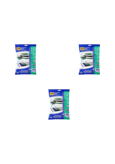 Magic Saver Bag Vakumlu Giyisi Yastık Yorgan Saklama Torbası Poşeti Hurç -mega -100x130 Cm. -3 Adet
