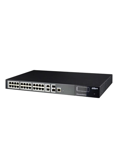 Dahua 24 Kanal 2 Katmanlı Yönetilebilir Switch 24fe + 2ge Sfp + 2ge