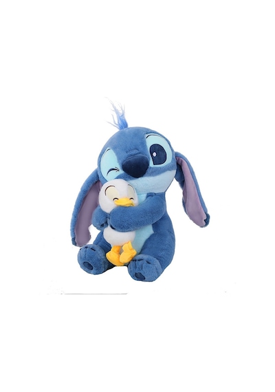 Lyon 30 Cm Sarılabilir Ördek Lilo Ve Stitch Peluş Oyuncak Bebek Mavi