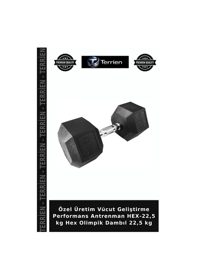 Özel Üretim Vücut Geliştirme Performans Antrenman Hex-22,5 Kg Hex Olimpik Dambıl 22,5 Kg Diğer